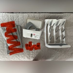 OXO wipes dispenser & bottle rack